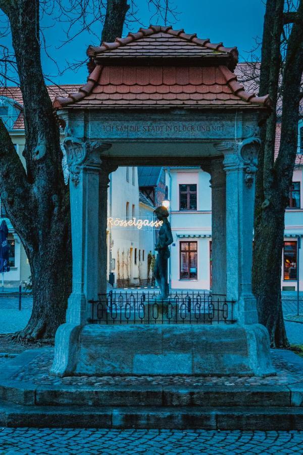 Der Sachsenhof - Zentral gelegene Ferienwohnung direkt am Markt und Kirche Bad Liebenwerda Exterior foto